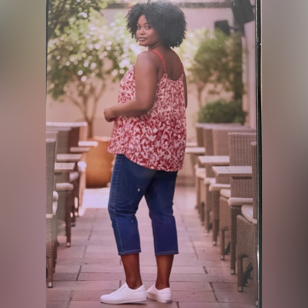 Lane Bryant Orange Tank Top